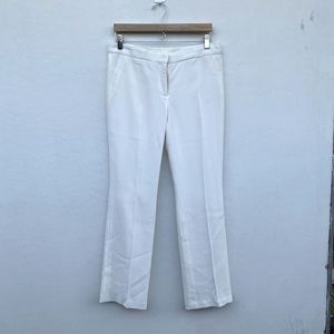 Alexander McQueen White Trouser Pant